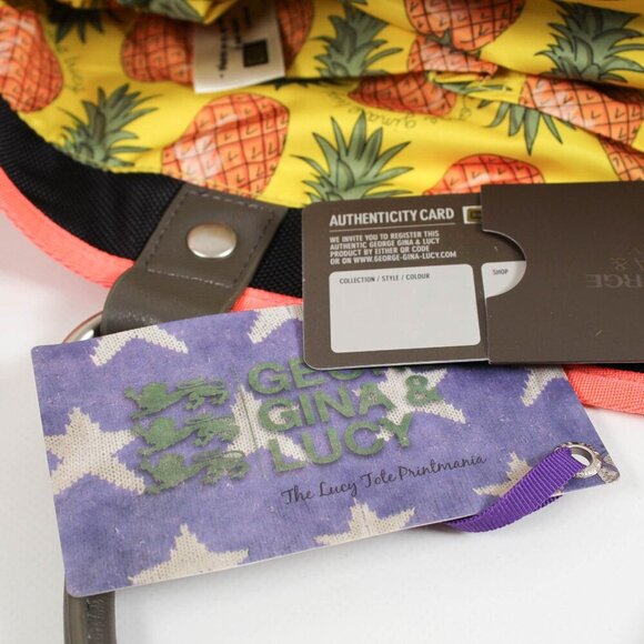 George Gina & Lucy - Lucy Tote - Bright Orange Strap - NWT (Small Call outs) - Picture 4 of 13